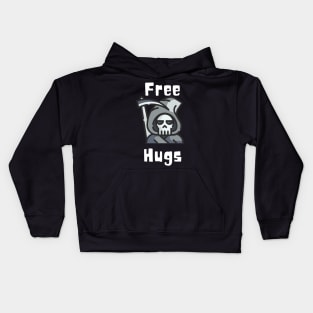 Free Hugs Grim Reaper Kids Hoodie